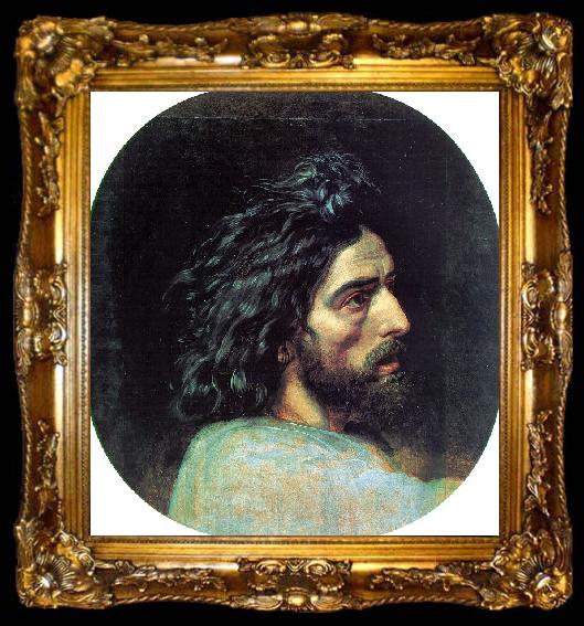 framed  Alexander Ivanov John the Baptist